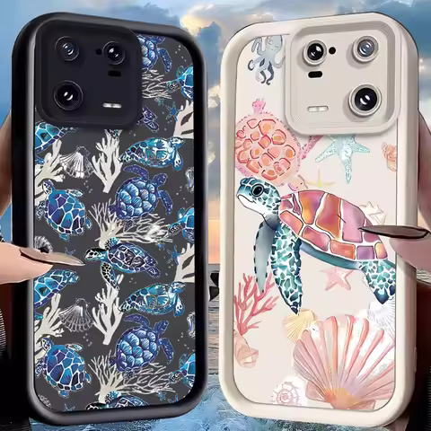 Sea Turtles Starfish Case for Xiaomi Mi 15 Pro 14 14T 13 13T 12 11 Lite 11T POCO X7 X6 5G X5 X3 NFC 