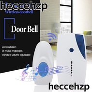 HECCEHZP 100m Range Waterproof 32 Chime Home Wireless Door Bell