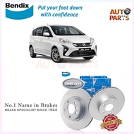 Bendix Swiftfit BR9496 Front Disc Rotor - Perodua Alza