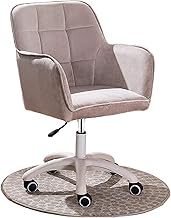 office chair Desk Chair Office Chair Swivel Chair Frame Thick Upholstered Seat Ergonomic Work Chair Velvet Game Chair Chair (Color : Grey) needed Comfortable anniversary