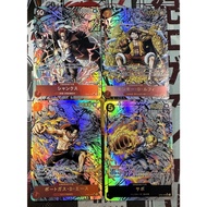 One Piece OPCG Comic Card Homemade Card Shanks Luffy Ace Sabo Game Toy Collection Card