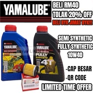 ORI} YAMALUBE Engine Oil 100% ORIGINAL SCOOTER Fully Synthetic / Semi Synthetic / Mineral 10w40 10w5