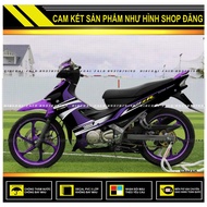 TEM RỜI YAZ 125 ZR CHẾ TÍM ĐEN