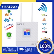 （ เราเตอร์ wifi）CPF903 ซิมเราท์เตอร์ ไร้สาย ใช้ได้ทุกเครือข่าย 150Mbps Wireless SIM ROUTER 4G LTE CPE LCD Display