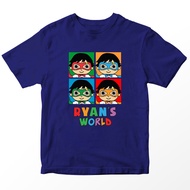 Ryan's World Ryan World Character Children's T-Shirt, Black, Ages 1-10 Years