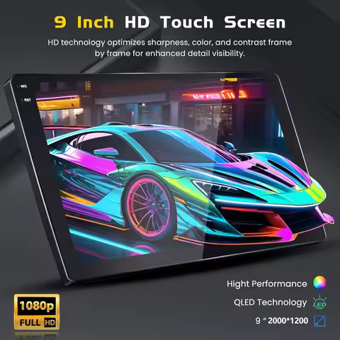 FYT 7870 Android 13 Car Radio Navigation QLED 2DIN GPS Multimedia Stereo Video Player 4G WIFI Qualco