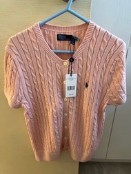 Polo Ralph Lauren 粉色短袖針織衫