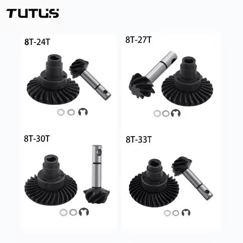 For 1/10 RC Crawler Axial SCX10 SCX10 I II III 90046 Capra 1.9 Upgrade Parts Axle Overdrive Bevel Ge