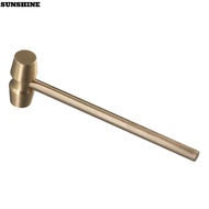 SUNSHINE Gavel, Yellow Brass Hammer, Judge Auction Prop Judge Hammers Company