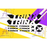 new trinx bicycle frame design set vinyl cutout stickers