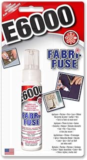 Eclectic E6000 Fabri Fuse Adhesive Bonds Fabric