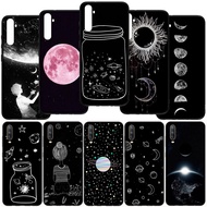 Soft Casing Samsung Galaxy A02 A32 5G A72 4G A02S M02 Cover B-GB9 Black White Moon Stars Space Astro