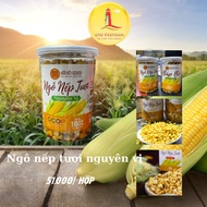 Fresh Sticky Rice Corn, Beef Shank with Lemon Leaves 180g box, packed 150g - Old Hanoi