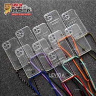 Clear Card Case Card Slot + Strap / Case Lanyard Realme Note 60 Realme Note 60X Realme C61 Realme C6