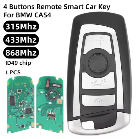 1PCS 4 Buttons Remote Smart Car Key For BMW CAS4 CAS4+ F FEM BDC 3 5 7 Series F10 F20 F30 F40 X5 E92