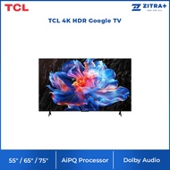 [2025 New Model] TCL 55"/65"/75" 4K HDR Google TV | P61K Series | Dolby Audio | AiPQ Processor | MEM