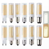 Mini Dimmable LED Lights G4 G9 BA15D E11 E12 E14 E17 102 LEDs Corn Bulbs 9W Replace 80W Halogen Lamp