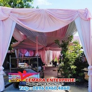 rangka tenda pesta 4x6 model datar