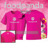 Food Panda Rider Food Delivery T-Shirt Cotton Baju