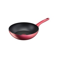 Tefal Royal Pan 28cm Royal Wok IH Gas Fire Corresponding IH Rouge Unlimited Wok Pan Non-stick Red G26219