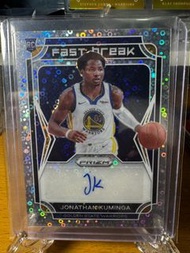2021-22 Prizm Fastbreak Jonathan Kuminga Auto