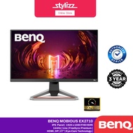 BenQ MOBIUZ 1ms IPS 144Hz Gaming Monitor | EX2710 - IPS 27 FHD IPS HDRi 144hz 1ms FreeSync Premium C