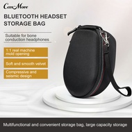 Storage Bag Wear-resistant Waterproof Compact Bone Conduction Bluetooth-compatible Earphone Protective Box for Aftershokz AS800 AS650