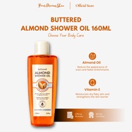 BUTTERED ALMOND SHOWER OIL CLEANSING - SHOWER OIL - SHOWER OIL FOR DRY SKIN - OIL CLEANSING - SABON 