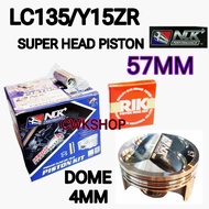 LC135 Y15ZR PISTON DOME 57MM NLK LEO PITSTOP PISTON LC135 dome piston