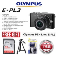 OLYMPUS E-PL3 14-42mm Zoom Lens 12.3 Live Mos Sensor Full HD 60Fps Fast autofocus sistem 3D photo