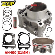 Motorcycle Engine Cylinder Sleeve Accessories Suitable for AN400 Cylinder Diameter 81mm 400cc Cylind