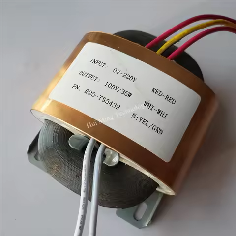 R Core Transformer 35W R25 Transformers 220V To 100V 0.35A Isolation Transformer Custom With Copper