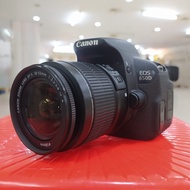 Kamera DSLR Canon 650D kit 18-55 is second