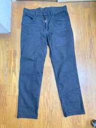日本Global Work 31~32吋 M號黑色修身棉質彈性牛仔褲