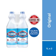 Clorox Disinfecting Bleach (Original) 1L X 2