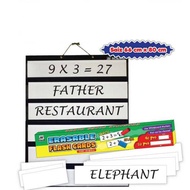 Erasable Flash Card With PVC Flash Card Holder