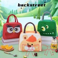 BACKSTREET Insulated Lunch Box Bags, Portable Lunch Box Accessories Cartoon Lunch Bag, Thermal Bag Non-woven Fabric Tote Food Small Cooler Bag