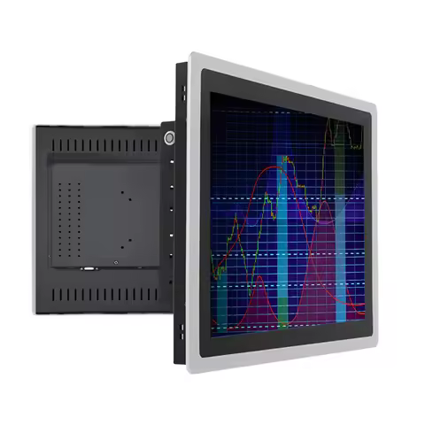 10.4 12.1 15 Inch Embedded Industrial All in One Mini PC Waterproof Front Capacitive Touch Screen Mi