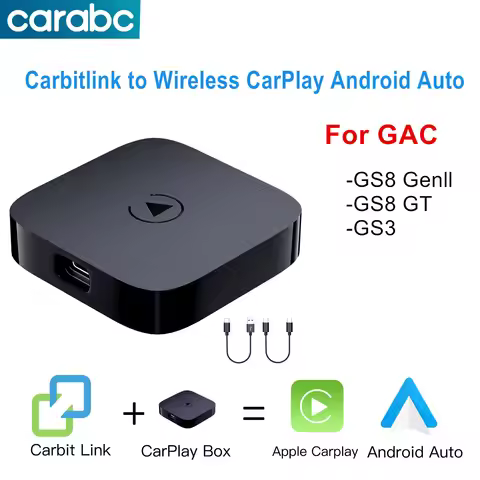 CARABC Carbitlink to Wireless CarPlay Android Auto For GAC GS8 GenII GS8 GT GS3 Carbitlink Easy Conn