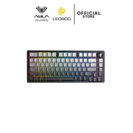 คีย์บอร์ดไร้สาย - AULA x LEOBOG Hi75C Pro - Aluminum Gasket Mechanical Keyboard คีย์อังกฤษ รับประกัน