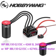 Hobbywing QuicRun WP 8BL150 150A G2 3-6S Waterproof Brushless ESC 4268SL 2600KV 3-4S 4274SL 2000KV 3