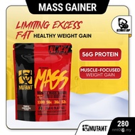 MUTANT MASS, Muscle Mass Gainer, Weight Gainer Protein Powder With Whey Protein Isolate High Caloire