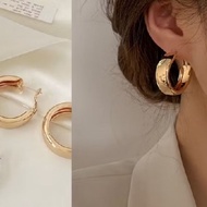 Hoop Earrings Gold-Silver 925