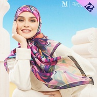 MINAZ HIJAB BIDANG 45 /TUDUNG MINAZ BIDANG 45/ MINAZ HIJAB/ BAWAL COTTON BIDANG 45 /BAWAL PRINTED 45