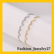 New Fashion Drawstring Bracelet LoveWanita 5 White Gems