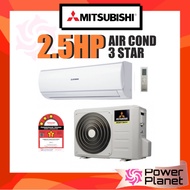 Mitsubishi 2.5hp Non-Inverter Air Conditioner SRK24CXP2-W4 Aircond SRK24CXP2W4 Penghawa Dingin