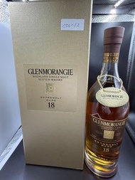 700ml Glenmorangie 18 Years Old Extremely Rare 威士忌C50-12