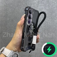 Suitable for vivo Y100 Y200 Y300 V29E V30E 5G V40 LITE 4G phone case U-shaped bracket magnetic four 