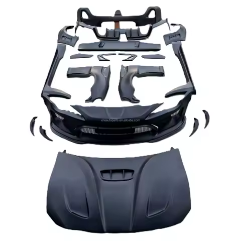 For Toyota GT86 BRZ Wide Body Kit Robot Style Front Bumper Lip Rear Lip Side Skirt Spoiler Wing GT86