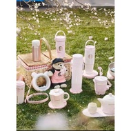 ✨Ins Starbucks 2024 Starbucks Spring Cherry Blossom Series Straw Cup Insulation Desktop Cup Mug